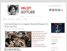 Tablet Screenshot of hildygottlieb.com